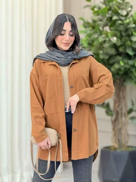 مانتو کتان دو جیب سلوا