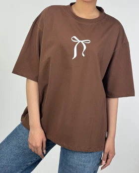 تیشرت باکسی پاپیون  کد: 1400197