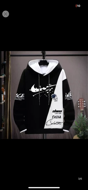 هودی 3 نخ کرک دار ضخیم