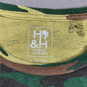 SIZE L-M تیشرت چریکی اورجینال برند معتبر HORSE & HORN امریکا مدل daddies