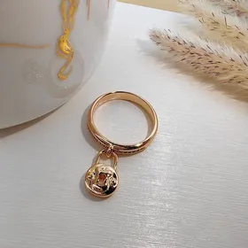 انگشتر طرح قفل ژوپینگ کد 397