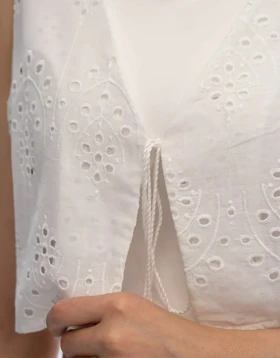 خامه دوزی جلو باز