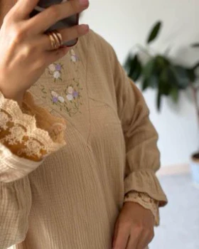 پیراهن مانتویی ترمه