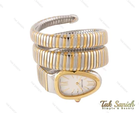 ساعت بولگاری ماری زنانه دورنگ طلایی نقره ای Bvlgari-3977-L