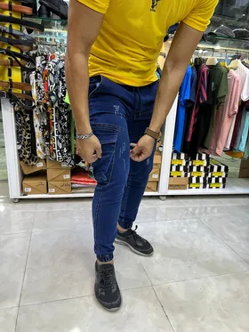 شلوار اسلش جین شش جیب مردانه جدید
