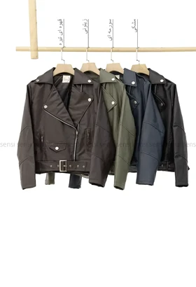 بایکر چرم آستر دار زارا کد1004863