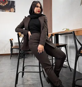 کت و شلوار پاییزه شاین دار