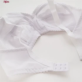 سوتین زنانه سفید پانیذ مدل بدون فنر کد 310068