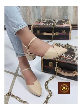 صندل پاشنه‌دار مجلسی زنانه دوحالته F 26