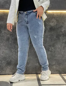 شلوار جین راسته کد : 141485