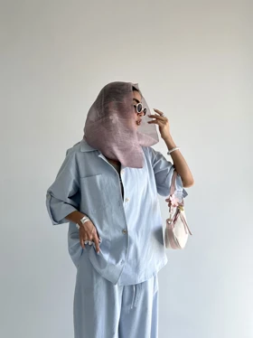 ست شومیز و شلوار تک جیب