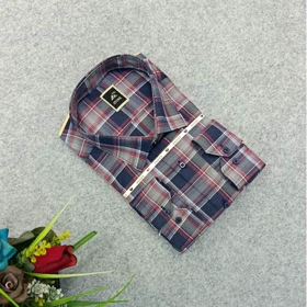 پیراهن طرحدار مردانه قواره ازاد ( قواره کلاسیک ) _ استین بلند