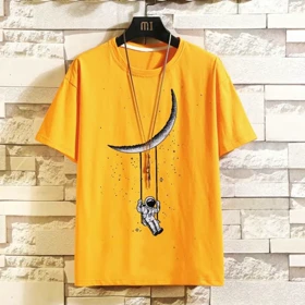 تیشرت لش طرح دار ماه