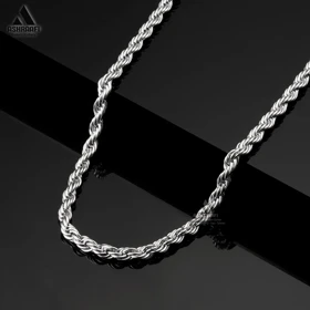 گردنبند نقره‌ای زنجیری Necklace Chain S5