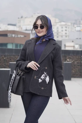 کت " مایا " مشکی دغالی