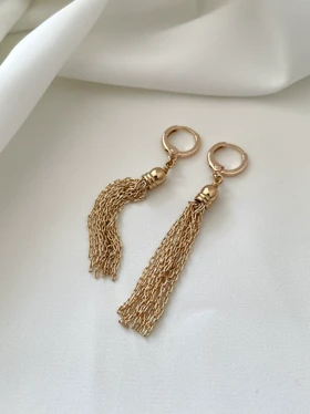 گوشواره آویز زنجیری ژوپینگ