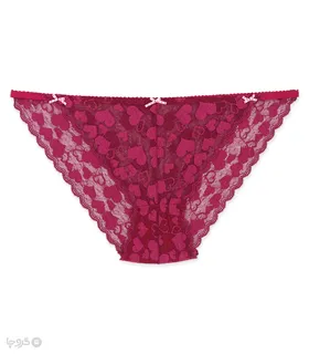 ست شورت و سوتین توری فنردار ژوبین کد 1005 طرح قلبی