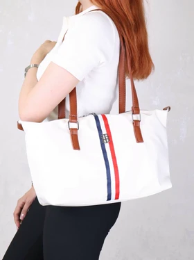 کیف دوشی زنانه مدل تامی TOMMY کد SH 1503 (سفید)