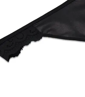شورت زنانه بکلس براق بغل دانتل Adak آداک کد 55 ساده مشکی