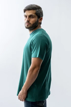 تیشرت بیسیک ژاکارد مردانه