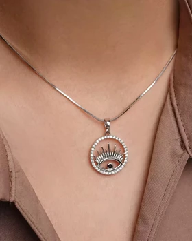 گردنبند جواهری چشم نظر ژوپینگ
