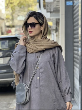 پیراهن مانتویی سارگل