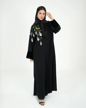 عبا با طرح گل شیپوری کد 1008