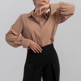 شومیز کرپ حریر ویویانا (viviana) سین استایل