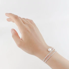 دستبند زنانه جواهری مرواریدی