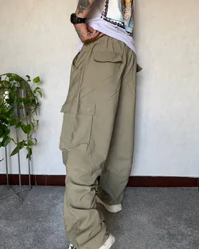شلوار کارگو کتان چینی خنک AMIRI رنگ سبز چریکی
