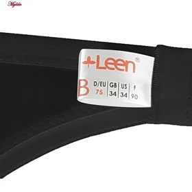 سوتین زنانه لین مدل سه تکه گلدوزی مشکی کد 4680-400