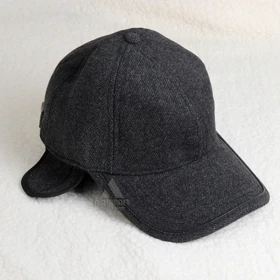کلاه نقابی گوش دار Tweed Earflap Cap HA211 (مشکی)