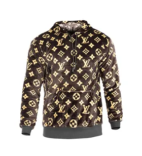 هودی مردانه کلاهدار طرحدار LOUIS VUITTON