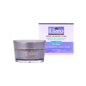 کرم حافظ جوانی پوست هیرا الارو مدل Ellaro Youth Preserving Hydra Cream