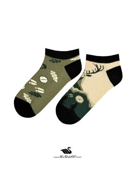 جوراب مچی پنبه دارک فارست