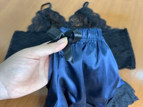 ست نیمتنه گیپور و شلوارک مدل 120