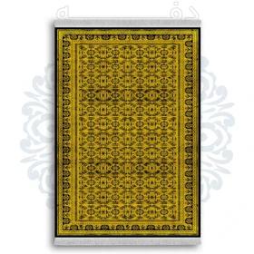 فرشینه از جنس پارچه هازان مخمل ترک طرح سنتی و مدرن برند دفه کد DDSMM194