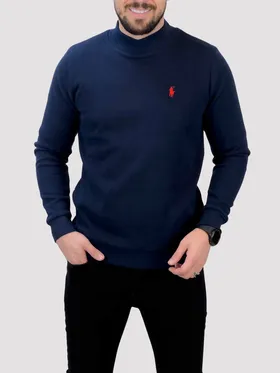 پلیور یقه 5 سانت polo سورمه ای