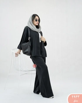 ست شومیز شلوار سیلک 2943