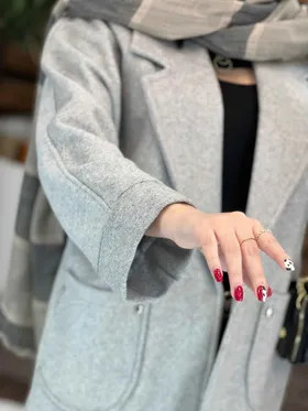 پالتو فوتر دکمه پرچی