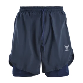 شلوارک کشاله دار ورزشی مردانه آندر آرمور مدل 4H0218 سرمه ای