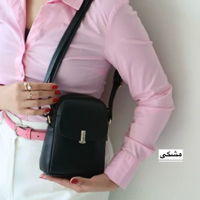 کیف زنانه دوشی مدل رزانا (مشکی)