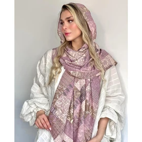 شال نخی هندی طلاکوب