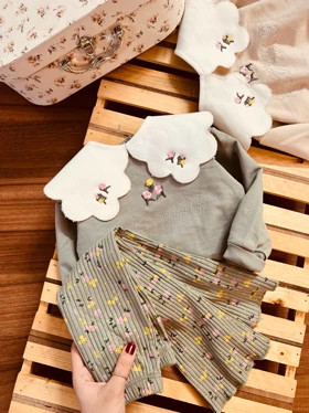 ست بلوز شلوار رزگل