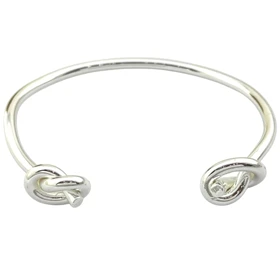 دستبند زنانه بنگل طرح گره