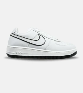 کفش مردانه و زنانه سفید مشکی NIKE AIR FORCE