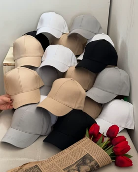 کلاه کپ کتان ساده