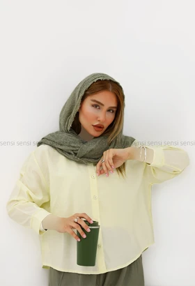 شومیز زنانه پری باکسی کد1006425