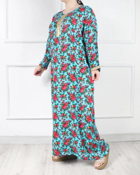 پیراهن ساحلی گلریز کتیبه طلایی 4163 (آبی آسمانی)