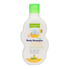 شامپو بدن ضد آلرژی کودک بی‌بی لند Baby Land با عصاره گلیسیرین و گوار
